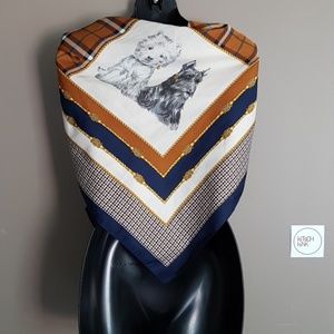 Vintage Scottie Dog Kerchief